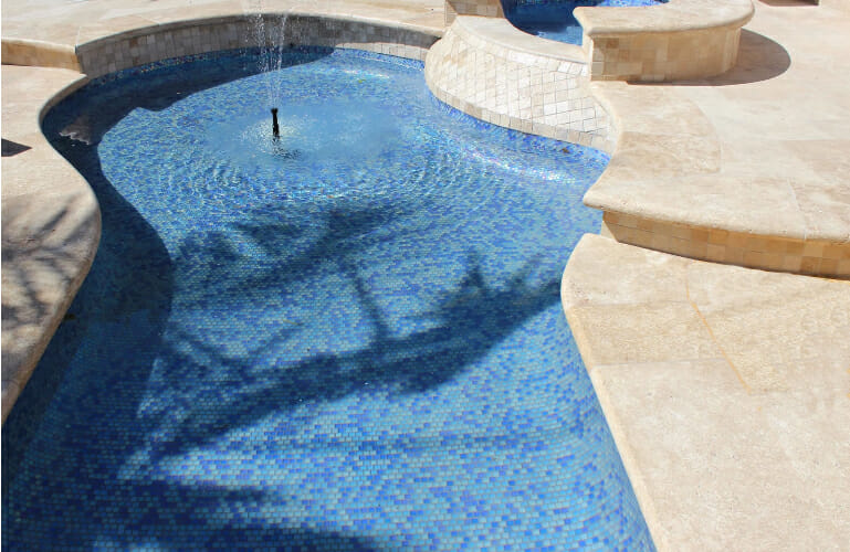 travertine-pool-coping-and-pavers-in-ivory - POOL COPING TILES - NON ...