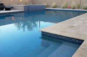 Ivory unfilled and bullnose coping and pavers - POOL COPING TILES - NON ...