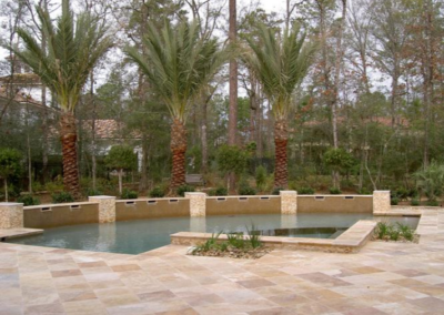 Noce Unfilled and Tumbled Travertine Outdoor pavers