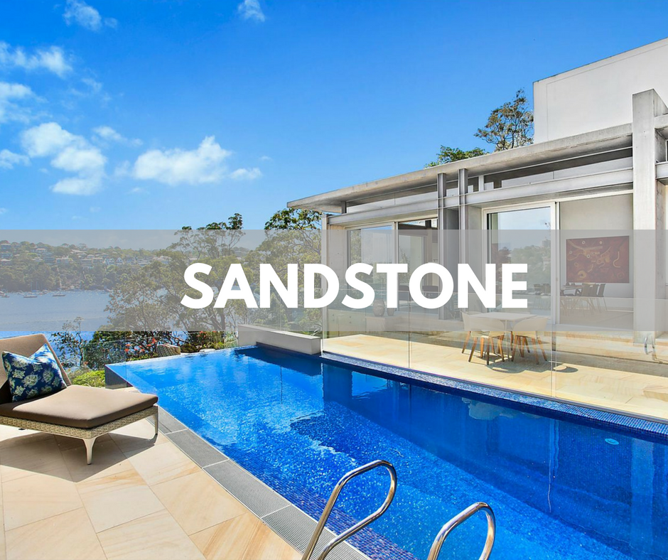 Sandstone Pool Coping - POOL COPING TILES - NON SLIP STONE TILES FOR POOLS