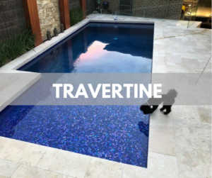 Ivory Travertine Pool Paving Tiles