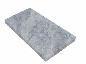 Silver Travertine Pool Coping Tile