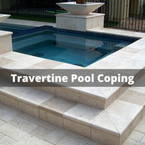 travertine pool coping tiles